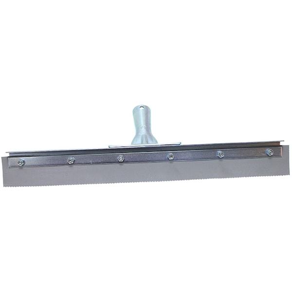 The Brush Man 18” Floor Squeegee, 1/8” Serrations, NonMarking, 6PK